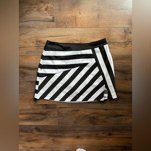🖤 Slazenger Black & White Striped Active Skort | Size XS